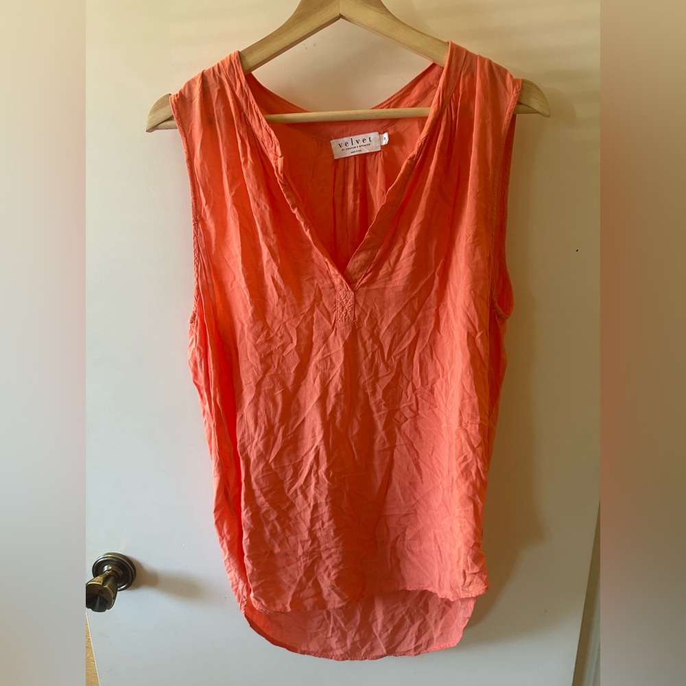 Velvet by Graham & Spencer Coral Tank Top